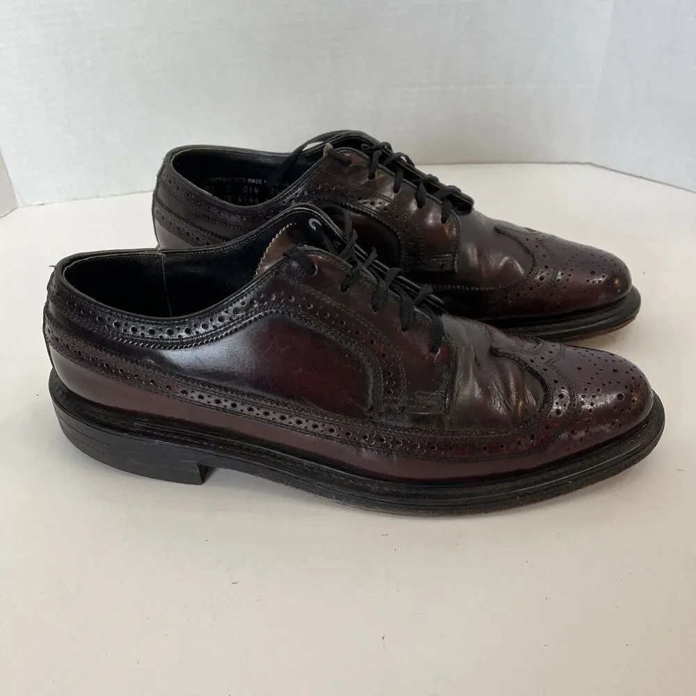 VTG O’Sullivans‎ Coburne Square Dress Shoes Size Mens US 9.5 Wingtip Oxford USA
